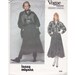 Vogue Issey Miyake 1258, Sewing Pattern, Misses Loose-Fitting Jacket, Blouse, Wrap Skirt, Size 16, uncut factory folded