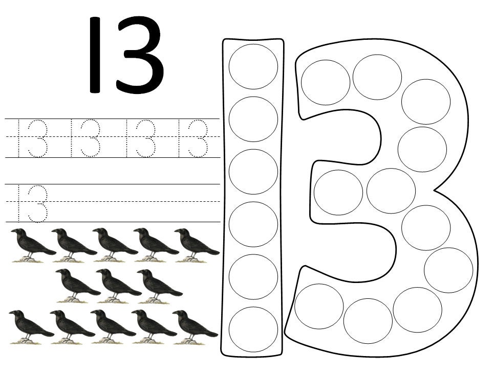 nature numbers 1 20 writing worksheets exploring nature etsy