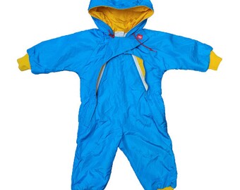 Vintage Widgeon bebé traje de nieve retro 90s niños pequeños 18 meses Swooshy