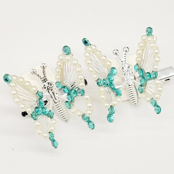 Butterfly Hair Clip Etsy