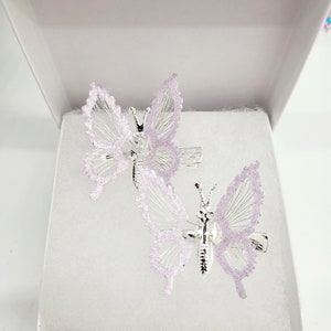 The unicorn set butterfly hair clips moving wings nostalgic nostalgia 90s