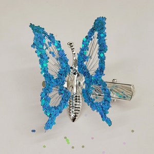 Butterfly hair clips moving wings 90s large nostalgic nostalgia image 8