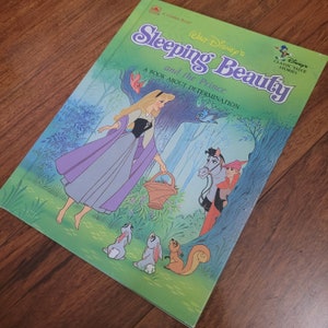 1988 Walt Disney&#39;s Classic Value Stories A Golden Book Walt Disney&#39;s Sleeping Beauty and the Prince A Book about Determination, Disney Book