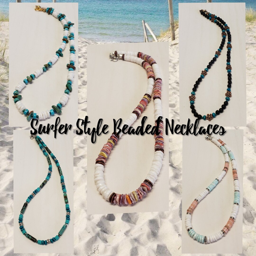 Lot De 7 Bracelets Plage Étoiles De Mer Et Coquillages - Style Bohème, Argent