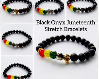 Juneteenth,Black Lives Matter Bracelet,BLM Bracelet,BLM Fist,Black Power Fist,Don't Shoot,I Can't Breathe,Black Gemstones,BLM Bracelet,Free