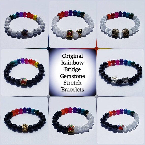 rainbow bridge bracelet cat