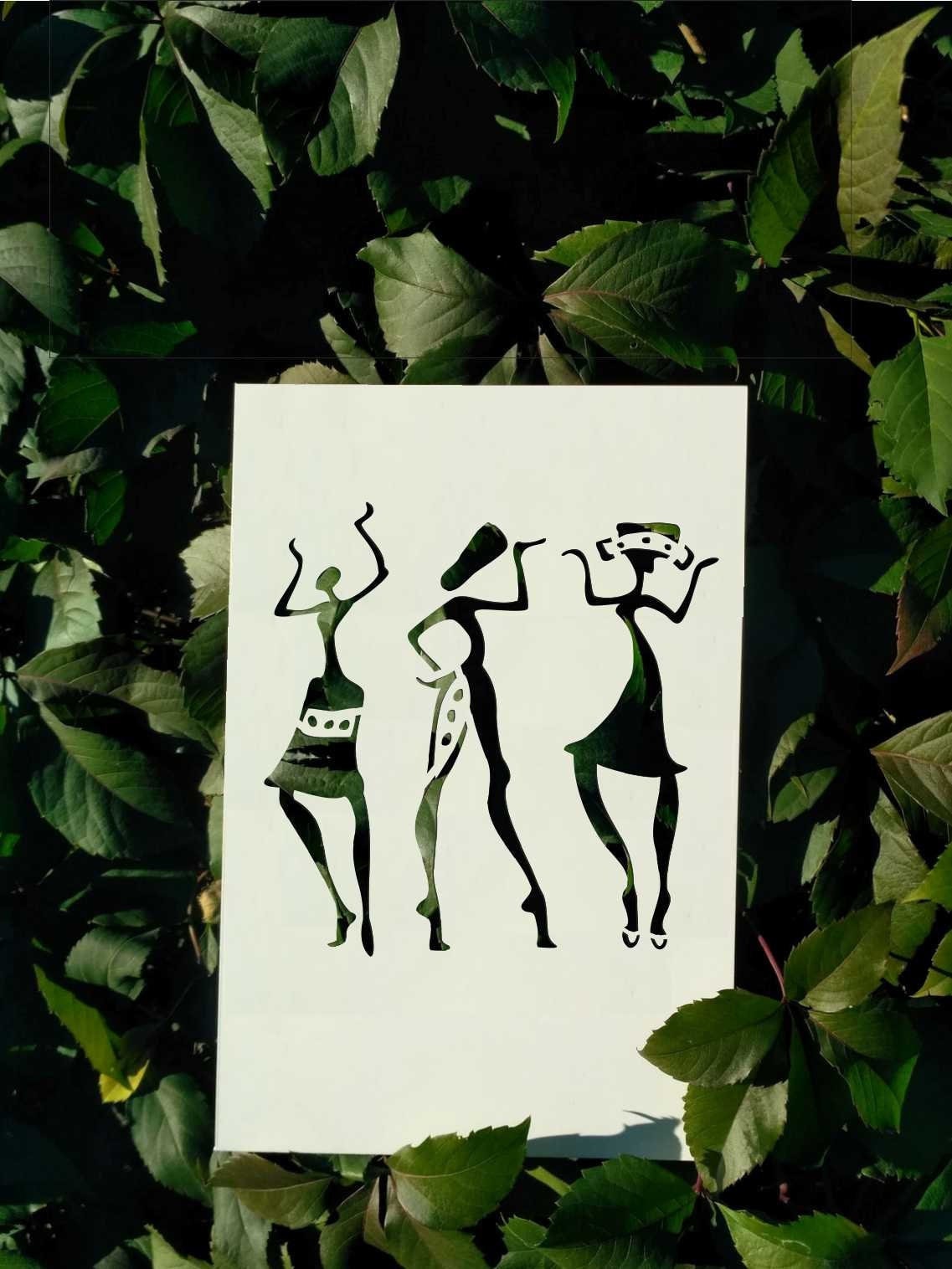 Craft Supplies & Tools African Women Custom Stencil reusable stencils