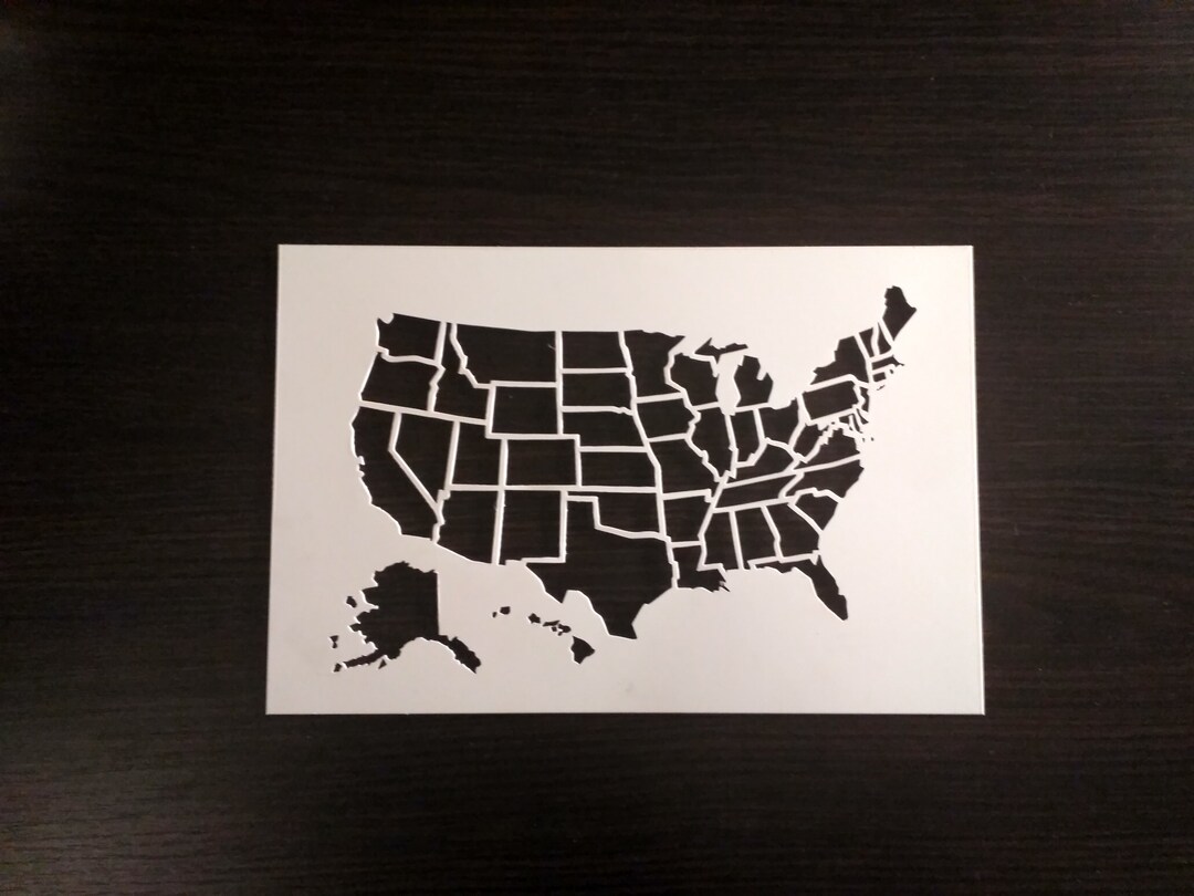 Printable United States Stencil Printable United States Stencil