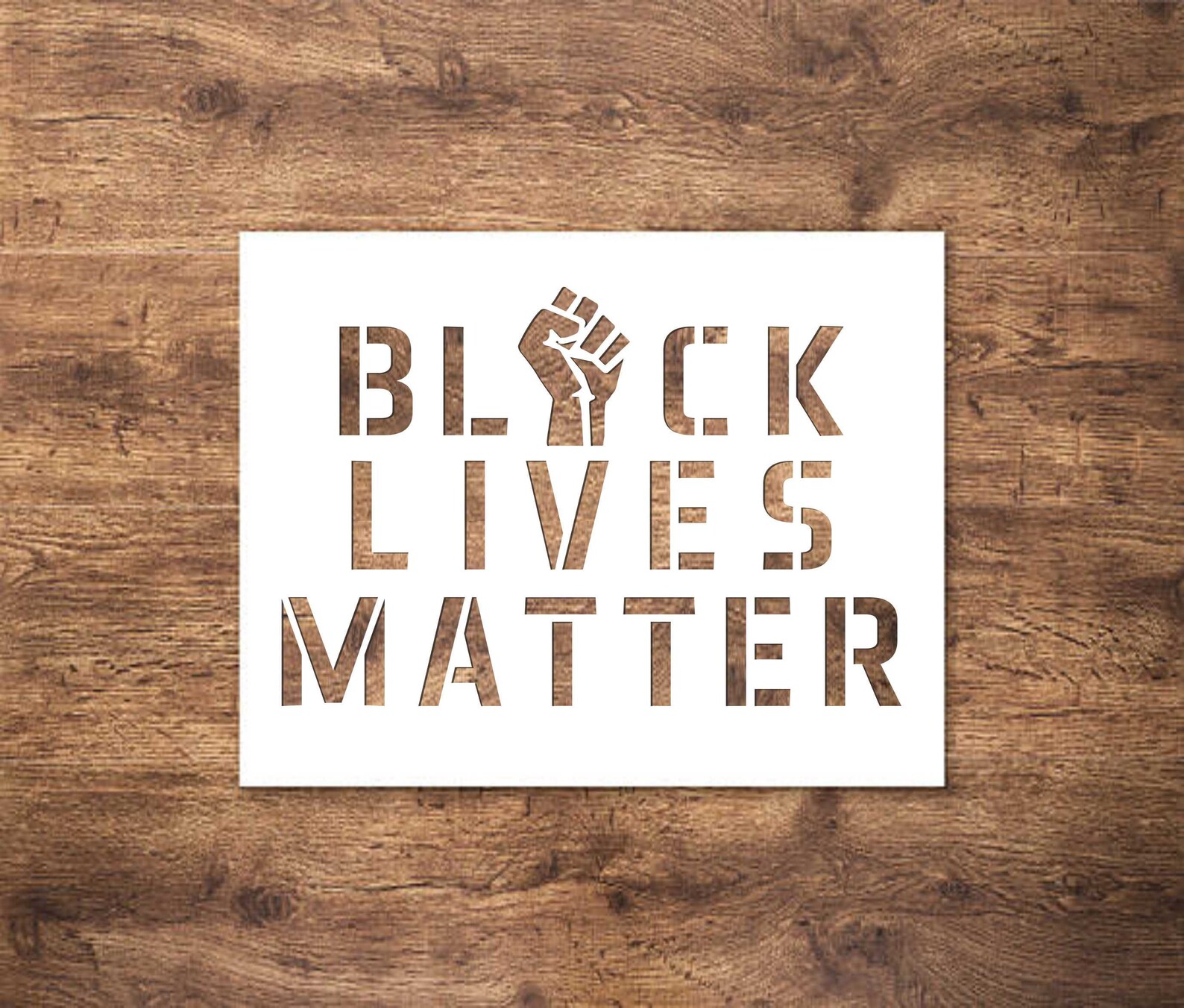Black Lives Matter Stencil Reusable Stencil For Painting Etsy stencil-black-lives-matter-vectorealism