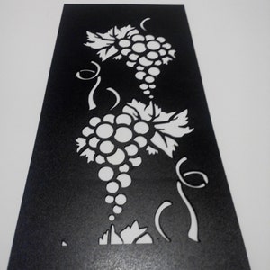 Grapes Stencil: Wall decor Reusable plastic stencil, Art supply, Pattern stencil image 1