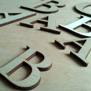 Wooden Letters and Numbers up to 39" tall for hanging, sticking, decor large and small Unfinished wood letters, DIY Art, Wedding Decoration
