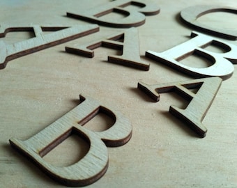 Small Wooden Letters - Etsy