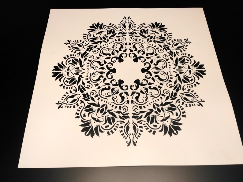 Mandala Wall Stencil reusable custom stencils for painting Etsy