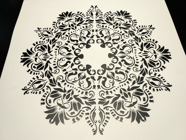 Mandala Wall Stencil reusable custom stencils for painting Etsy