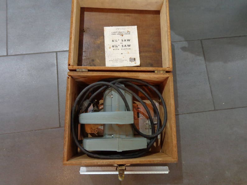 Vintage Circular Saw Powerhouse by Mcgrawedison All Steel 6 Etsy