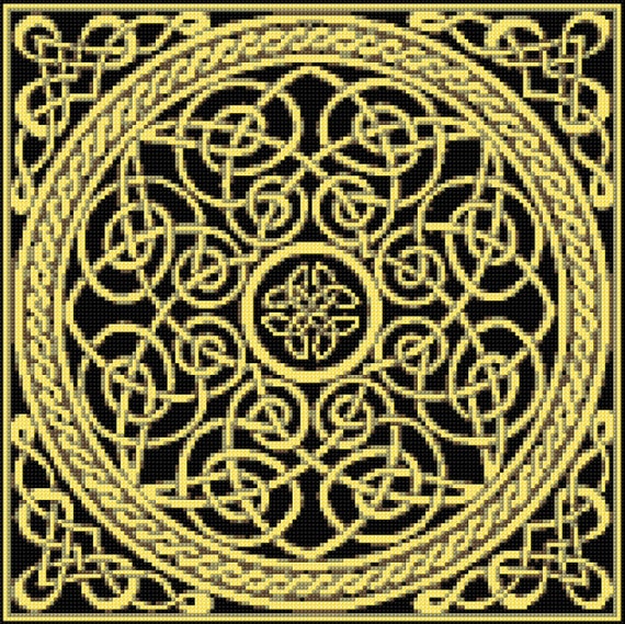 Celtic Knot Work Cross Stitch Pattern PDF- EASY Chart With One ...