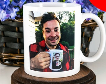 Jimmy Fallon Mug | Gift for Him | Funny Gift for Boyfriend | Jimmy Fallon & Justin Timberlake Coffee Mug | Mom to Son Gift | Inception Mug