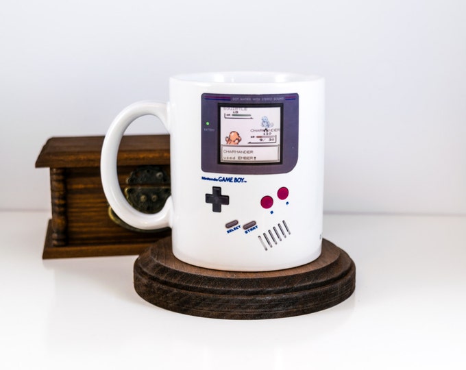 Gamers Mug | Gameboy Coffee Mug | Retro Gamer Gift | Zelda | Tetris | Coworker Gift | Link's Awakening | Megaman | Nintendo Mug for Gamer