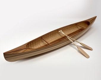 Peterboro Canoe Wooden Apprentice Skill Level 2 Wood Model Boat Kit 1:12 Scale