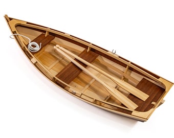 The Rowing Dinghy Row Boat Wooden Apprentice Skill Level 2 Model Boat Kit 1:6 Scale