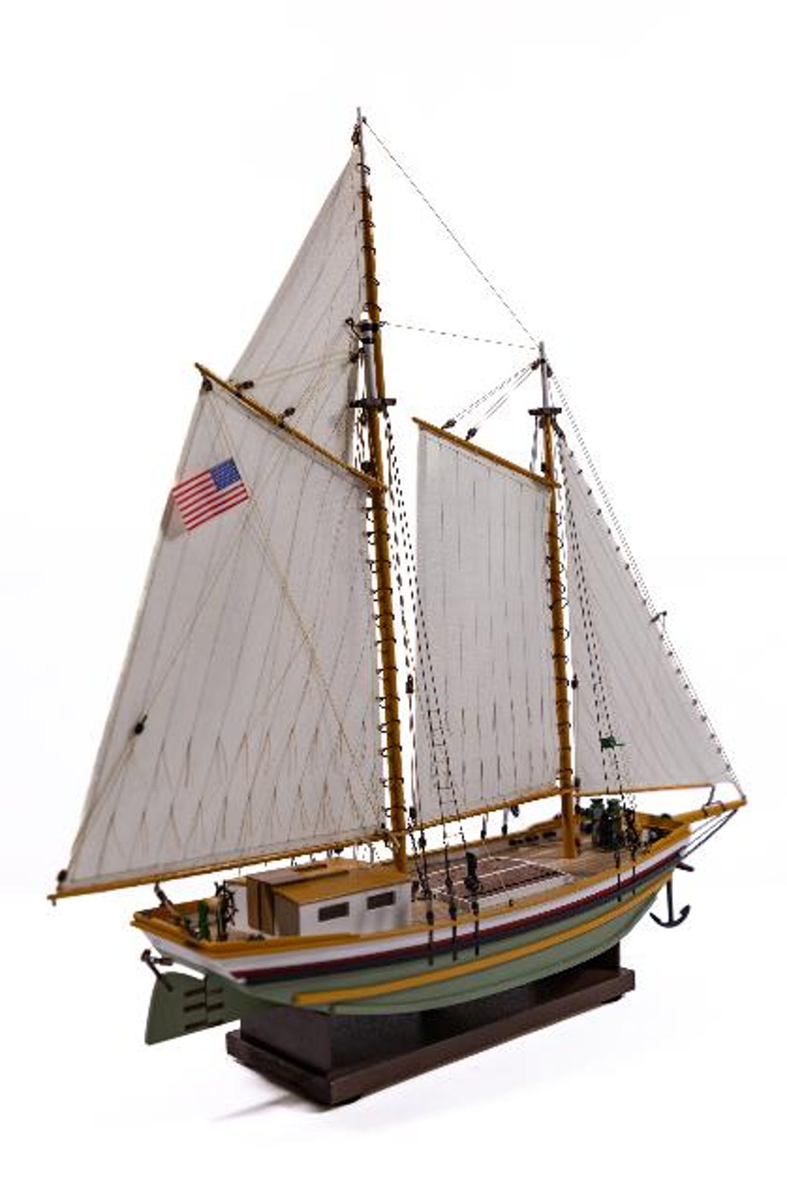 San Francisco Bay Scow Schooner Model Ship Kit - 17