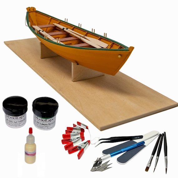 Grand Banks Dory Model Boat Kit With Tools & Paint, 1:24 Scale - Etsy