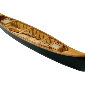 Kit de modelo de barco de madera de canoa de niña india, escala 1:12