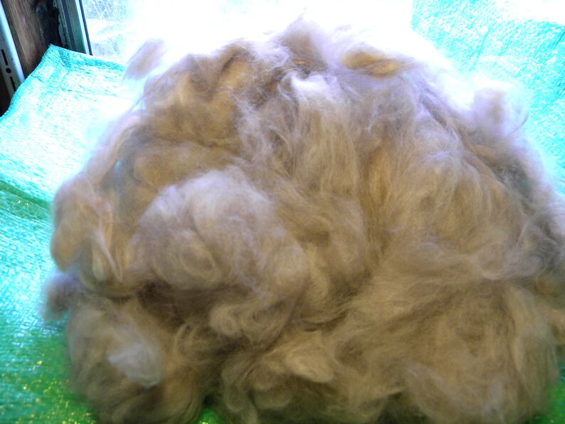 for SpinningFelting Rabbit Wool Luxuiously Warm and Soft! Angora Fiber Cloud Luxious Smoke Gray