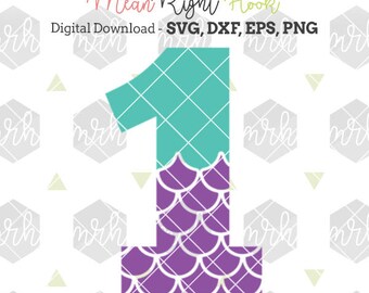 Download Mermaid Number 1 Etsy