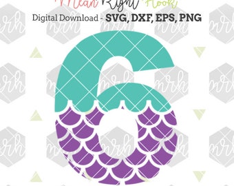 Free Free 119 Mermaid Number 7 Svg SVG PNG EPS DXF File