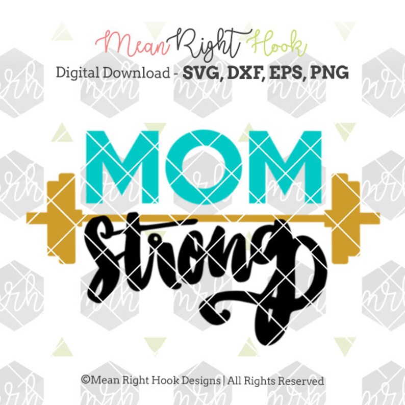 Download Mom Strong SVG Workout svg Mom svg gym svg CrossFit svg | Etsy