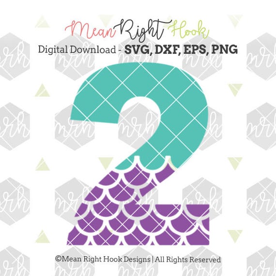 Download Mermaid 2 svg Mermaid Birthday Party SVG Second Birthday ...