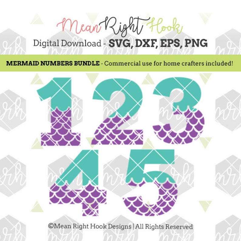 Free Free 273 Mermaid Numbers Svg SVG PNG EPS DXF File