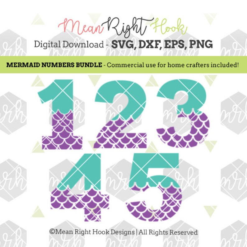 Free Free Mermaid Numbers Svg 24 SVG PNG EPS DXF File