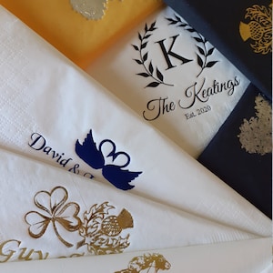 50 x Personalised napkins for all occasions image 9