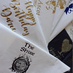 50 x Personalised napkins for all occasions image 10