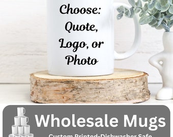 Wholesale Coffee Mugs, business logo mugs, wedding mugs, company gift ideas, office gifts, Discount mugs, bulk mugs