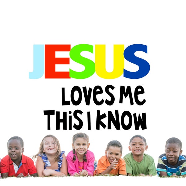 Jesus Loves Me vinyl wall decal, He's got the whole world decal, This little light decal, My God is so Big, Sunday school church preschool