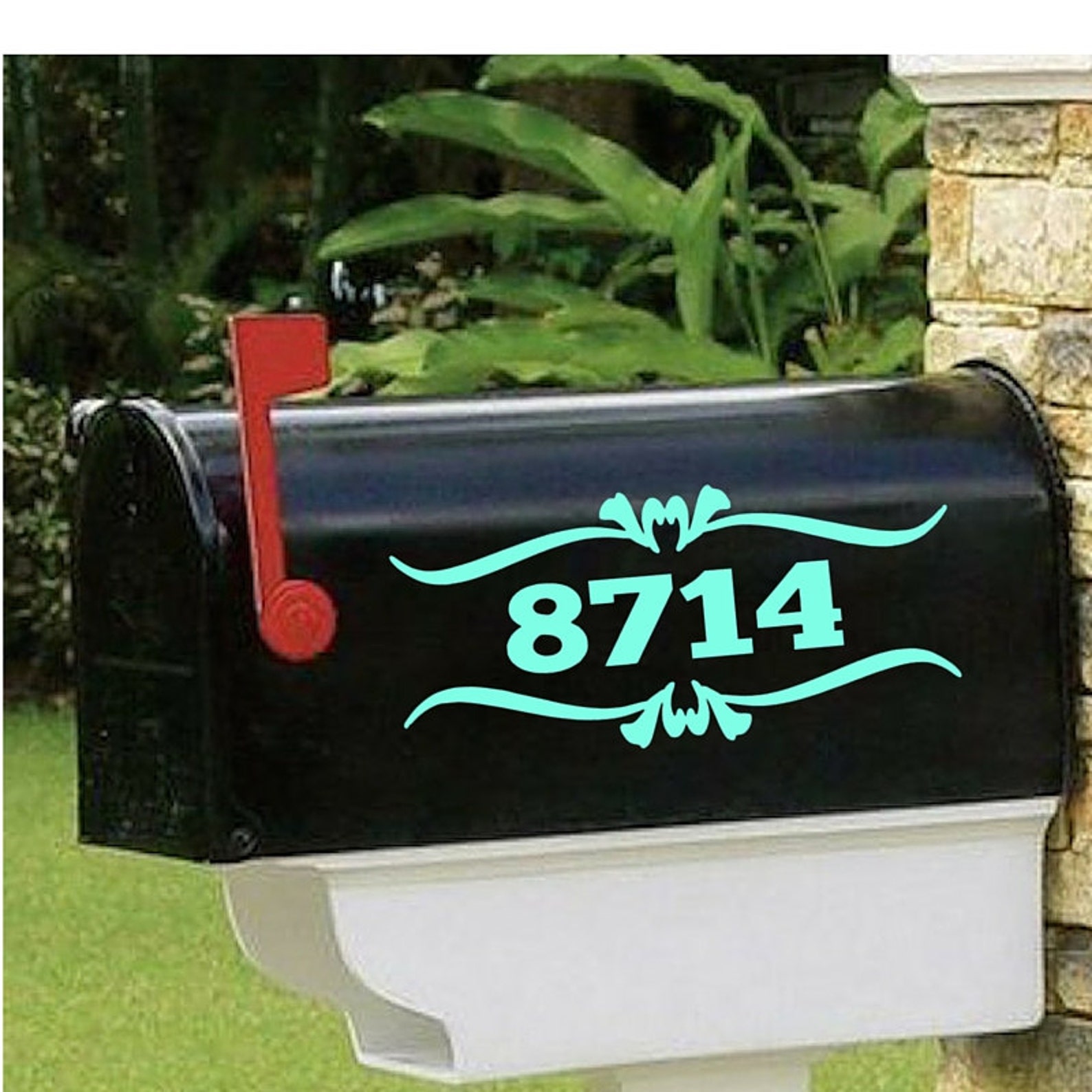 Mailbox Decal Sticker Wedding Mailbox Sticker Country Etsy