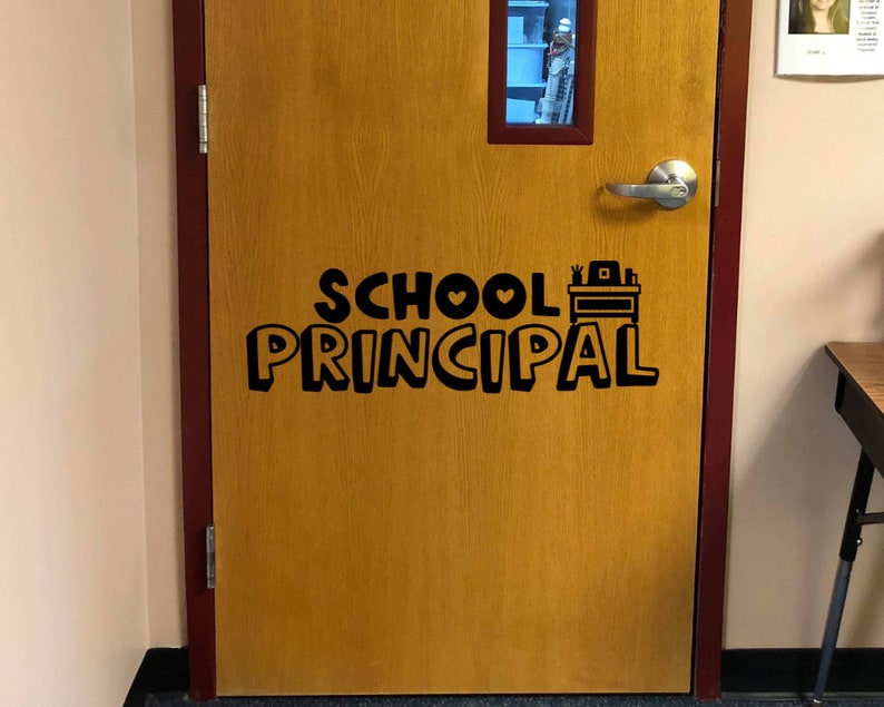 School Principal Decal Principal Door Decoration School - Etsy