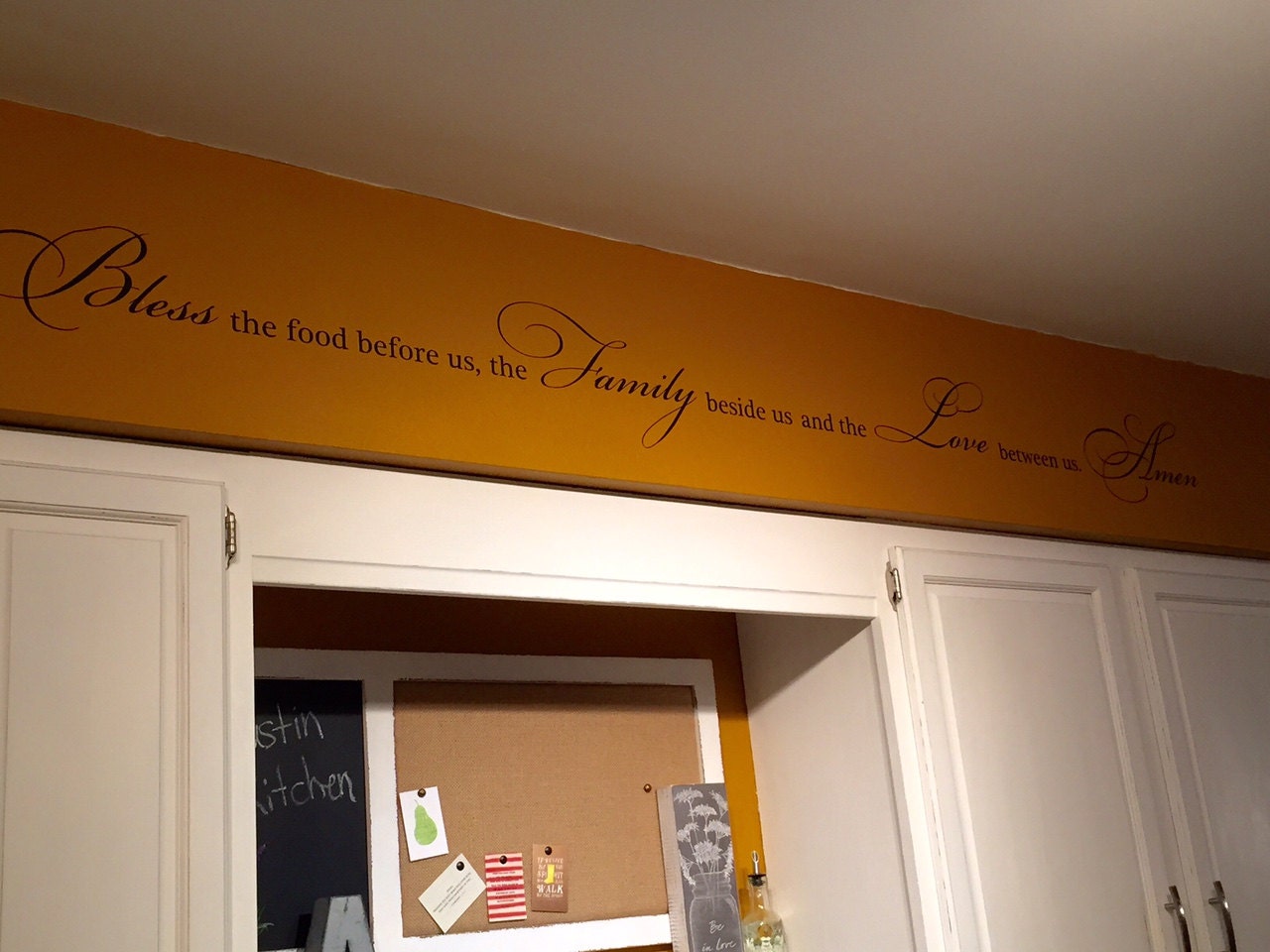 La calcomanía de vinilo de la pared de la cocina del comedor | Etsy