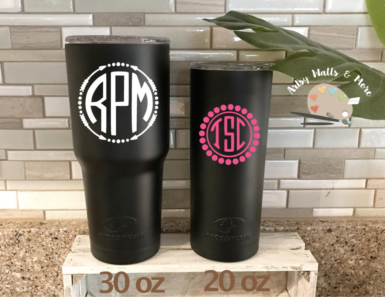 Monogram Stainless Steel Tumbler like Yeti Tumbler or Yeti Etsy