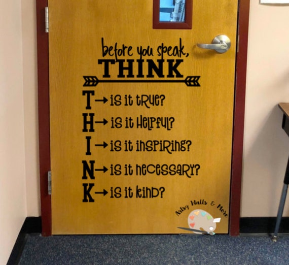 Classroom door Vinyl Wall Decal Sticker School Classroom Etsy