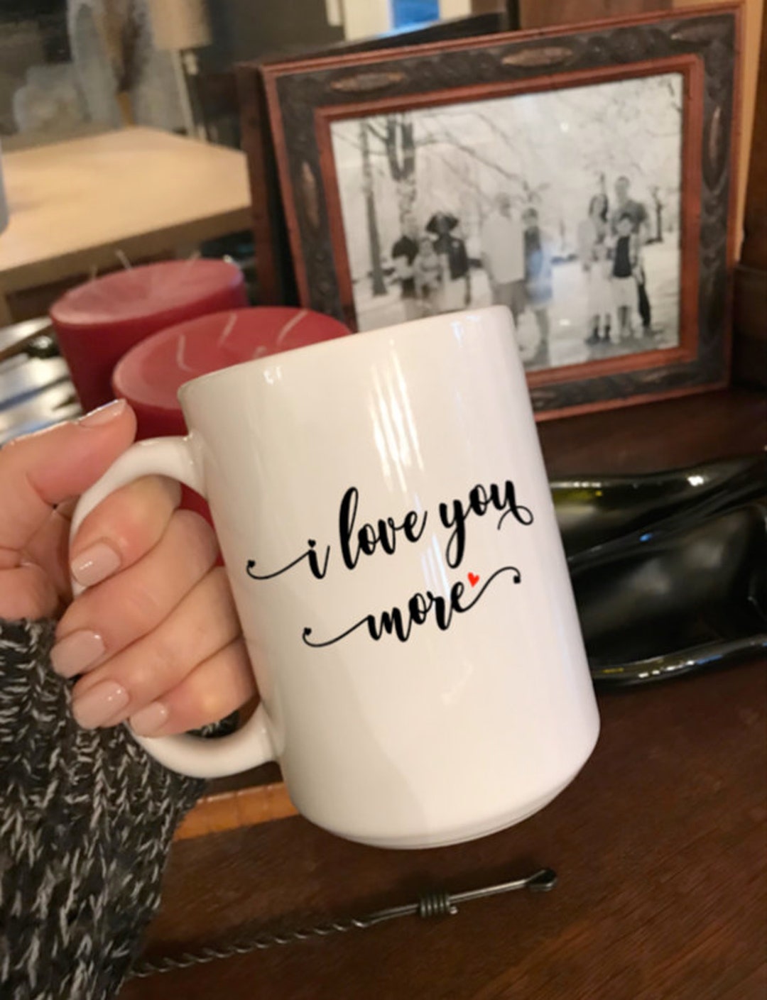I Love You More Mug, Cute Gift for Girlfriend, Gift for Boyfriend ...
