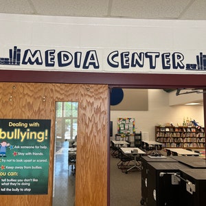 School Media Center Decor, School Library Decal, Media Center Decal ...