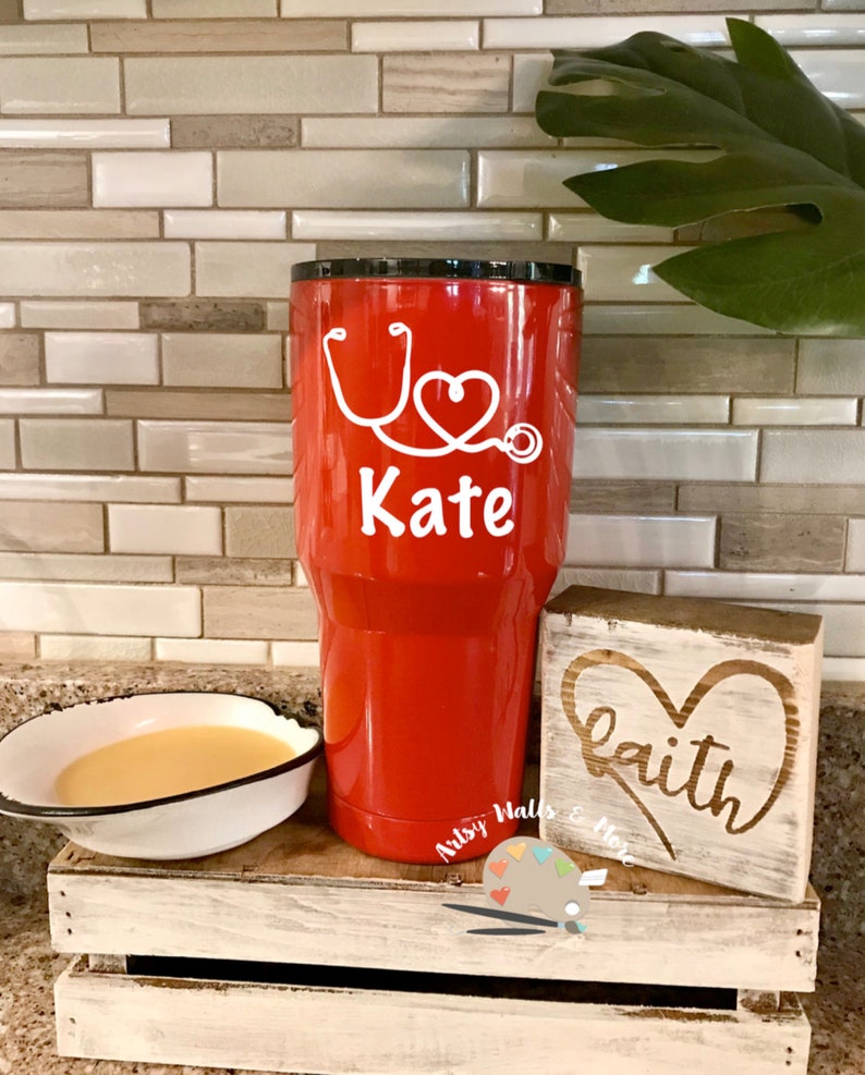 Stainless Steel Tumbler like Yeti Cup Doctor Nurse Coffee Etsy