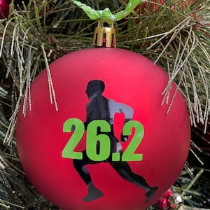 Male runner gift, Runner Girl gift, 13.1 ornament gift for a runner, 26.2 gift, Marathon gift, Tri, Half Marathon gift