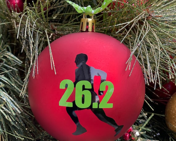 Runner 13.1 Half Marathon Gift Christmas Decoration Running Bauble 