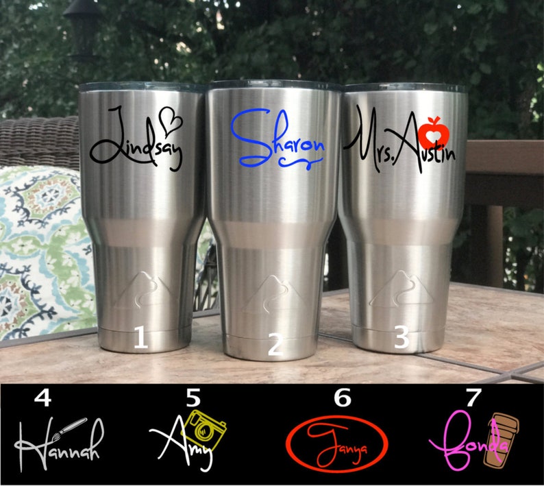 Stainless Steel Tumbler Cup like Yeti Tumbler / Yeti Cup Etsy