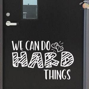 Classroom Door Decal Decor Positive Affirmations in Case No 